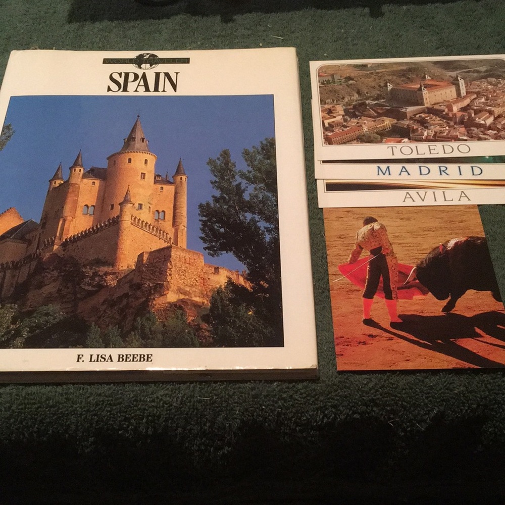 “ Spain” Hardcover with 4 new postcards